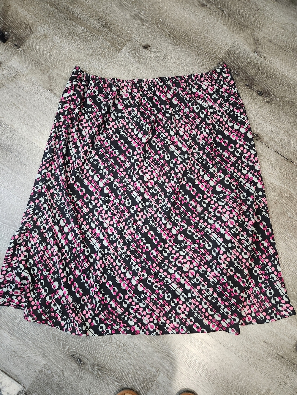 Y2k Lane Bryant Plus Size Pink & Black Midi Skirt Size 26/28